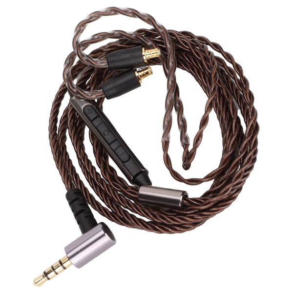 3,5 mm A2DC Hörlursuppgraderingskabel med Mikrofonkontroll för CKS1100 E40 E50 E70 LS200