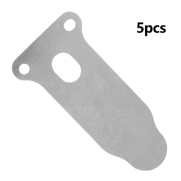 5 stk. kraftig metal luftkompressor ventilplade 57 mm lang