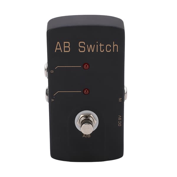 AB Switch Effekt Linjevalg Pedal Monoblock Elektrisk Gitar Effektor med Ekte Bypass 2mA