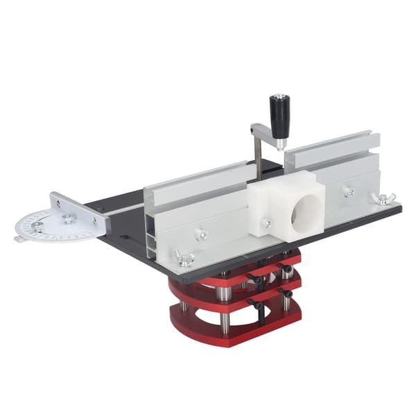 Overhead Router Lift med Topplade Træbearbejdning Slidsning Trimning Facade Bordplade Sort