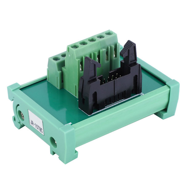 PLC-sovitinmoduuli IDC 10P -kytkentäkortille