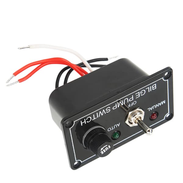 Vippebryterpanel Lensepumpe Auto Av Manuell Bryterpanel for RV Yacht Bil