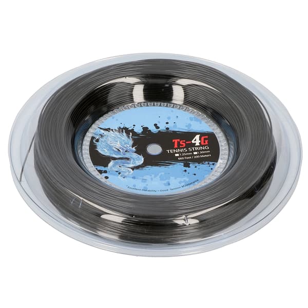 200m Slitstark Polyester Tennisracketsträng Rund Hård Racketsträng 1.30mm