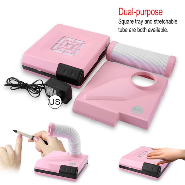 Professional Nail Suction Vacuum Cleaner Manicure Vacuum Cleaner Tool US Plug