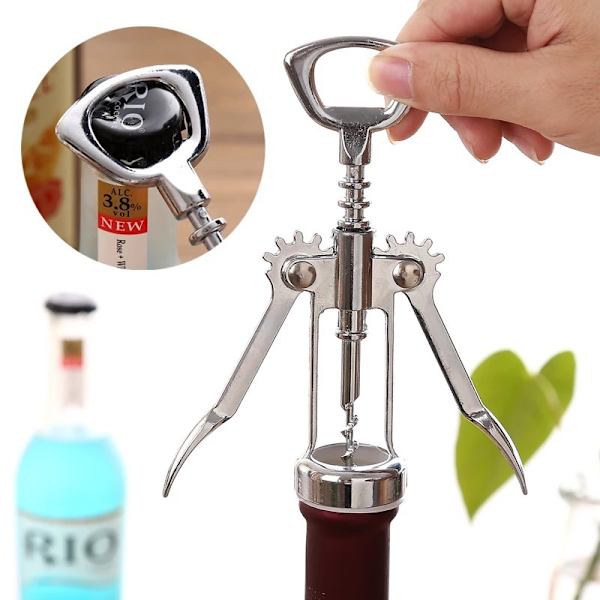 Sinkkiseoksesta monitoiminen viinipullon avaaja Creative Beer -viinipullonavaaja Viinityökalut Labor Pullonavaaja Ruuvimeisseli,