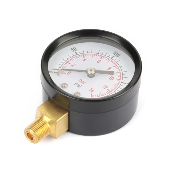 0 til 200 PSI Vand Luft Olie Trykmåler NPT 1 8 Tommer