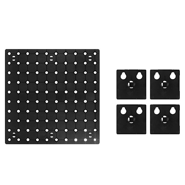 Wall Control Pegboard Rack Horisontal Pegboard - Let at installere Peg Boards L black