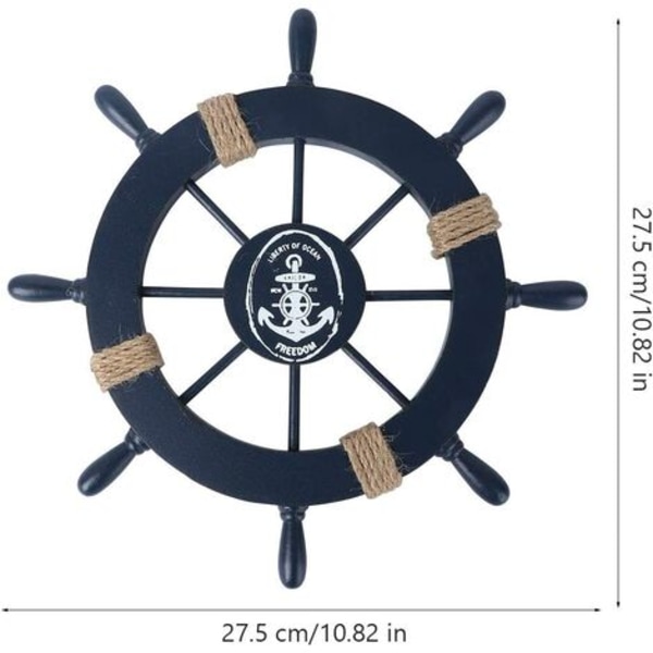 Medelhavet Ship Wheel Dekor Hemvägg Party Dekor