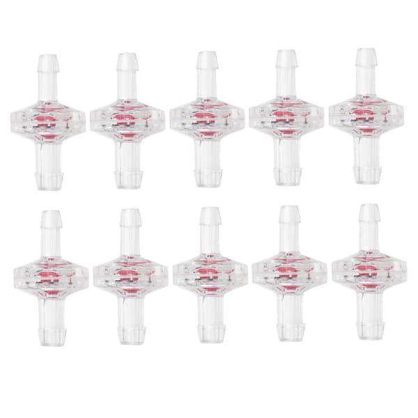 10 stk. PP Akvarie Luftpumpe Variabel Diameter Kontraventil Akvarietilbehør