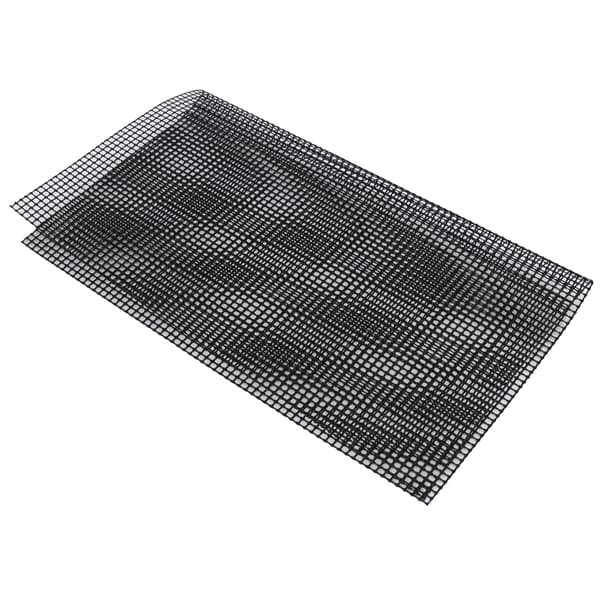 Matklassad Non-stick Grillmåtte Multifunktionel Udendørsgrill 36x42 cm Sort