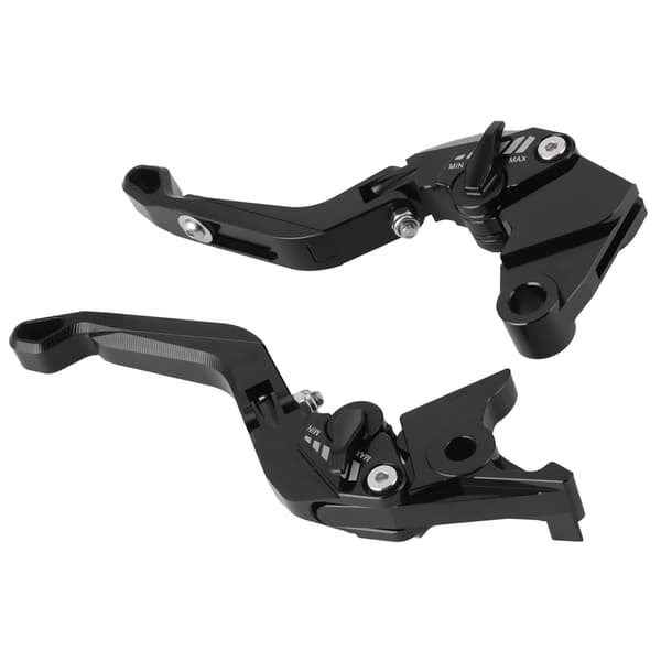 Par bremsekoblingshåndtagssæt aluminiumslegering sort passer til Kawasaki Z800/E version