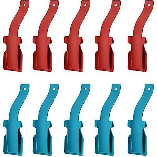 10 kpl Lazy kenkätorvi lapsille ja vanhuksille Blue*Red