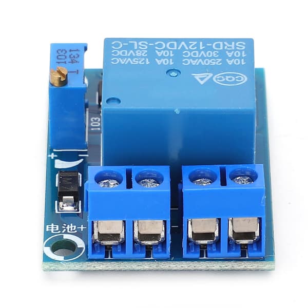 Automatisk Nulstilling 12VDC YXX0001 Batteri Underspændingsafbrydermodul med Overstrømsbeskyttelse