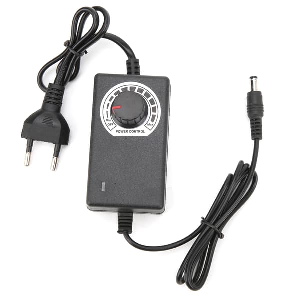 DC Motor Hastighedsregulator Justerbar Strømforsyningsadapter EU Stik 100V til 240V