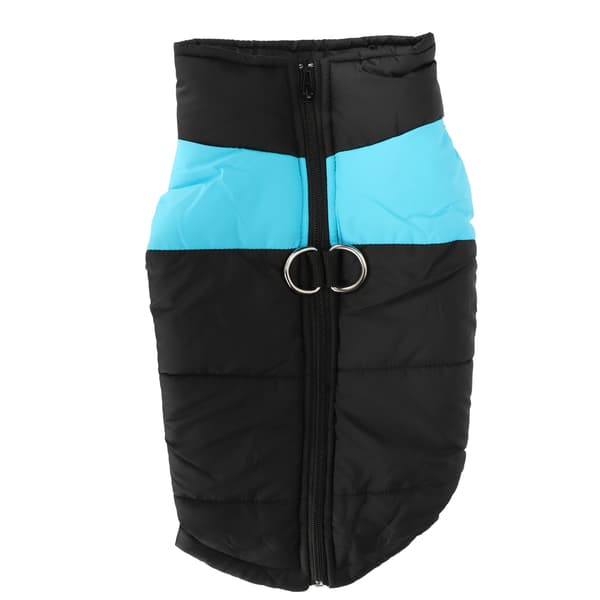 Blå 4XL Medium Hund Vinterjacka Tjock Varm Husdjurskläder