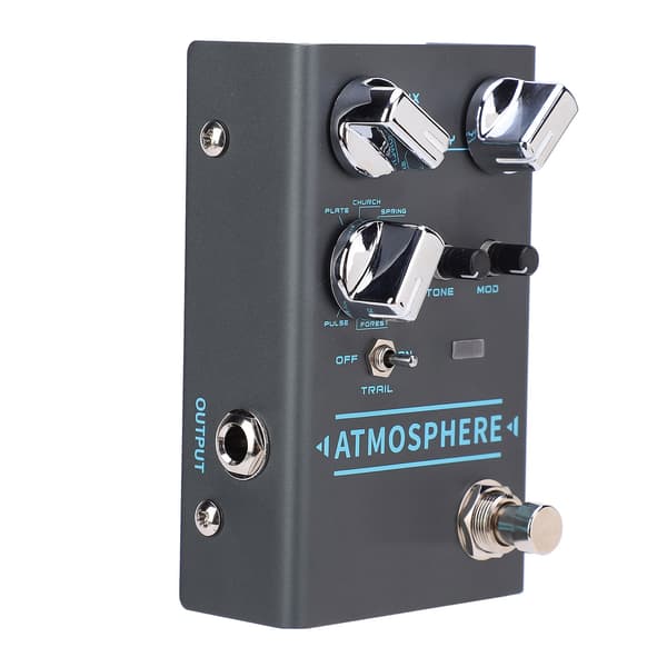 Digital Reverb Pedal 9 Ambiance Effects Bypass Gitarrtillbehör R4