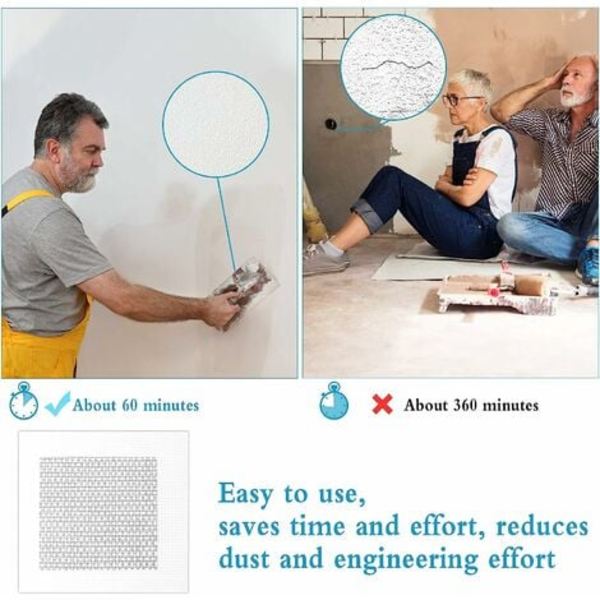 Vægreparationsmærke, selvklæbende skærmlapper Aluminiumsreparationslapper Vægreparationsmærke til gipsplader gipsplader 2X2 Inc.