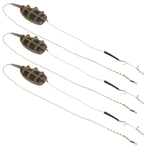 3-pack Inline Method Feeder Set i europeisk stil - Fiskeutrustning och tillbehör