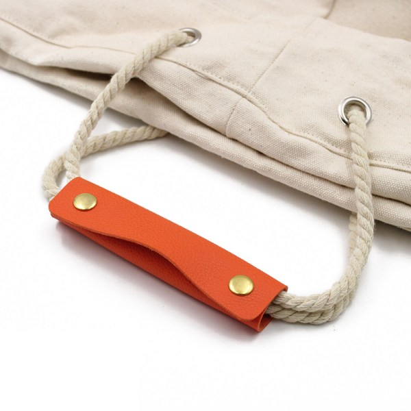 Remresistenta läderkuddar Anti-stryp design Orange 1 pcs