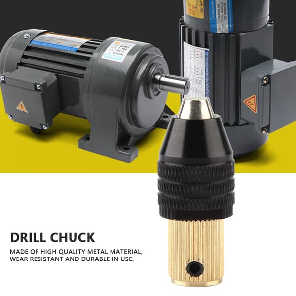 Mini elektrisk drill tilbehør selvstrammende chuck 0,3-3,4 mm 2,35 mm