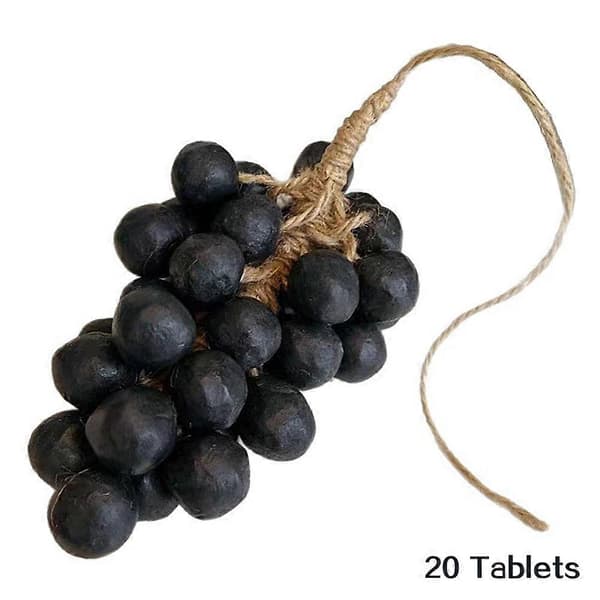 Dekorativa tvålbitar handgjorda DIY utsökt heminredningspresentidé Black 20 Tablets