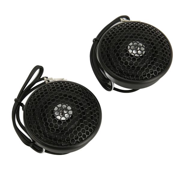2 stk. 150W Dome Diskant Høj Følsomhed 2 Vejs System Sort Mini Audio Diskant til Billaudsystemer