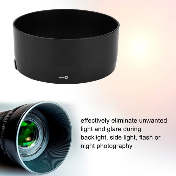 ES-68 ABS Mount Modlysblænde Erstatning til Canon EF 50/1.8 STM