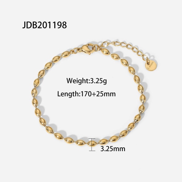 Armbånd Oval Daily Outfit Metallic Element B1399