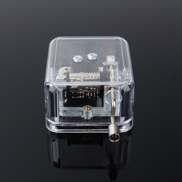 Utsökt Hand Crank Musical Box - Mode 18 toner - Perfekt barnpresent