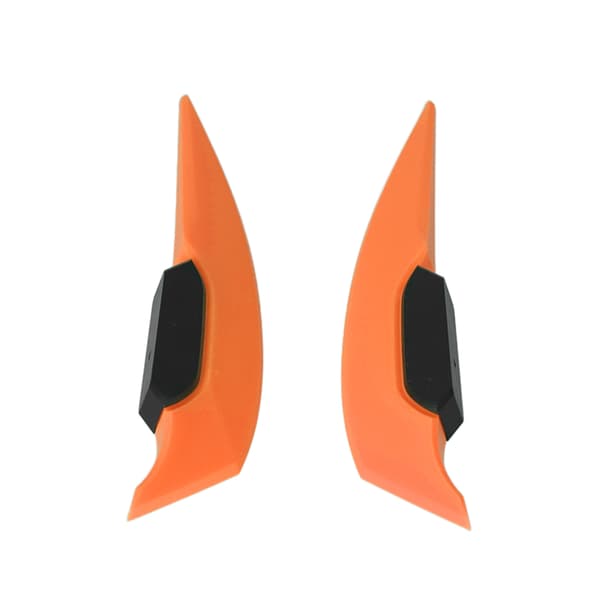 Universal Motorcykel Side Winglet Aerodynamisk Spoiler Orange 1 Par