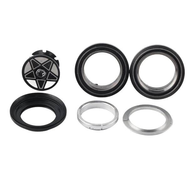 Sort 34 mm Risk Aluminiumlegering Cykel Headset til 28,6 mm Lige Gaffel