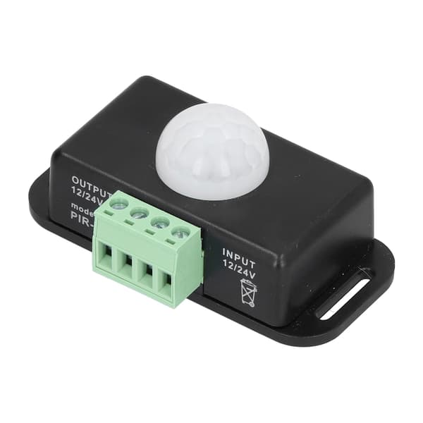 PIR Sensor LED Infrarød Bevægelsesdetektering Timer Switch 12V til 24V DC til Skab Badeværelse Korridor