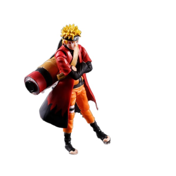 Naruto Anime Figuuri SHF Sarjakuvahahmo Spiral Movable Pill Anime malli