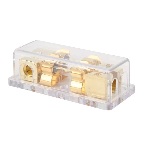 60A 1 ind 2 ud Audio Splitter Sikringsholder til Bil RV Solcelleanlæg