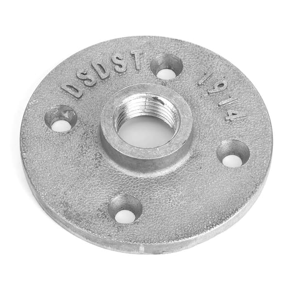 Legeringsgulvflangebase til 1/2 tomme rørfittings 10 stk.