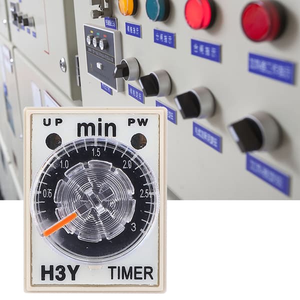 H3Y-2 Strømforsinkelsestimer 0-3 Minutter 8 Pin 24V 110V 220V AC DC