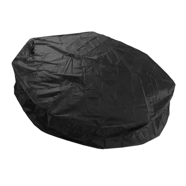 Utemöbler Dammskydd Badkarsskydd 190 Silver Polyester Taft Badtunna Vattentätt Lock 190x30cm Svart