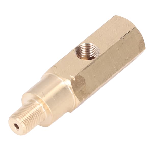 1 8 Tommer Olietryk Måler Adapter Messing T-Stykke Sensor Sender Universal Bilmodifikation