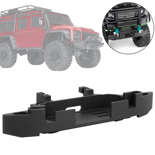 Metal Front Bumper Base Opgradering Erstatningstilbehør Passer til TRX-4 RC Bil Uden Spil