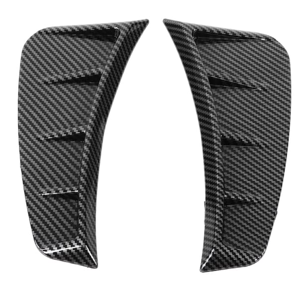 Universal Carbon Fiber Style Front Bumper Side Air Vent Trim Udvendig Dekoration