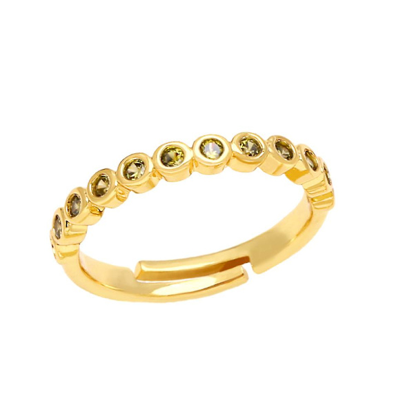 Sormus Vintage Zircon Metallic Element muotikorut Ac10044 Blue
