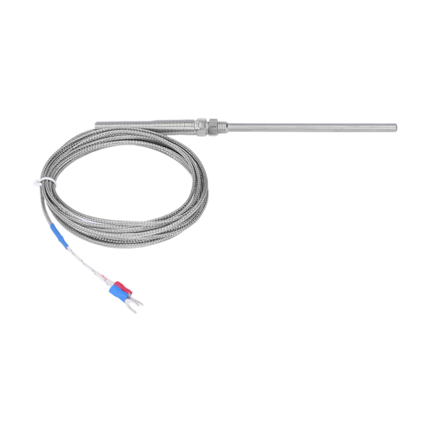 K Type Termoelement Temperatur Sensor 100mm Probe 0-400℃ Målingstilbehør