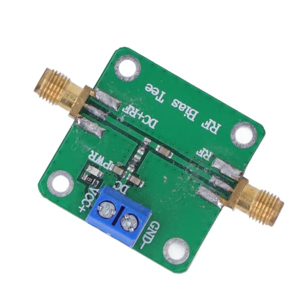 Bias Tee Modul RF Mikrobølge DC Blocker Filter Board Elektronisk Komponent 10MHz til 6000MHz