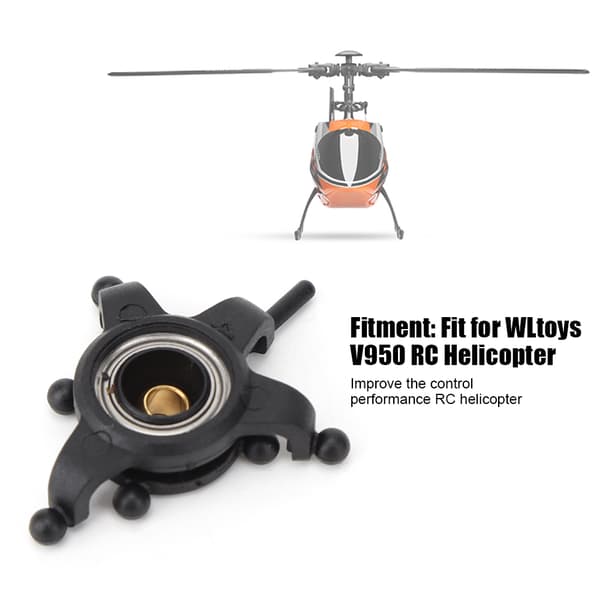 WLtoys V950 RC Helikopter Kryssplatta Swashplate Delar Passar