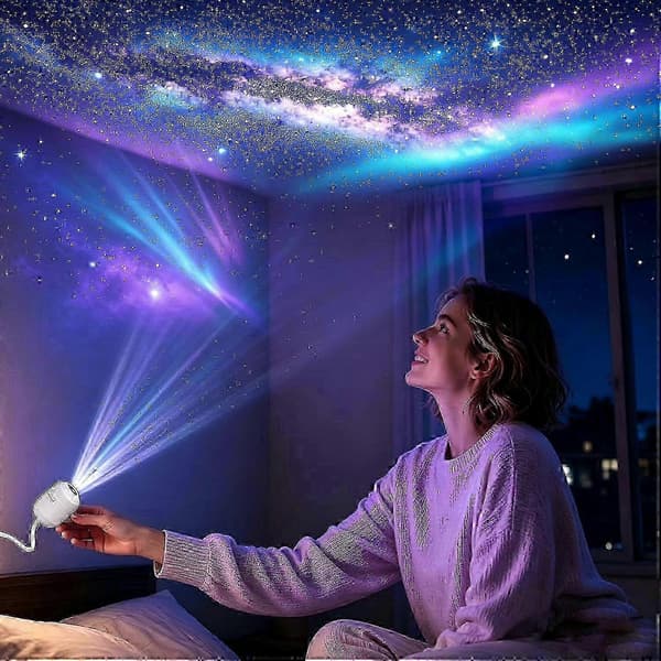 Plug and Play HD Smart 5D Holografisk Natlysprojektor, Forbedr Dit Rum med Dynamisk Lys, Ny 2026