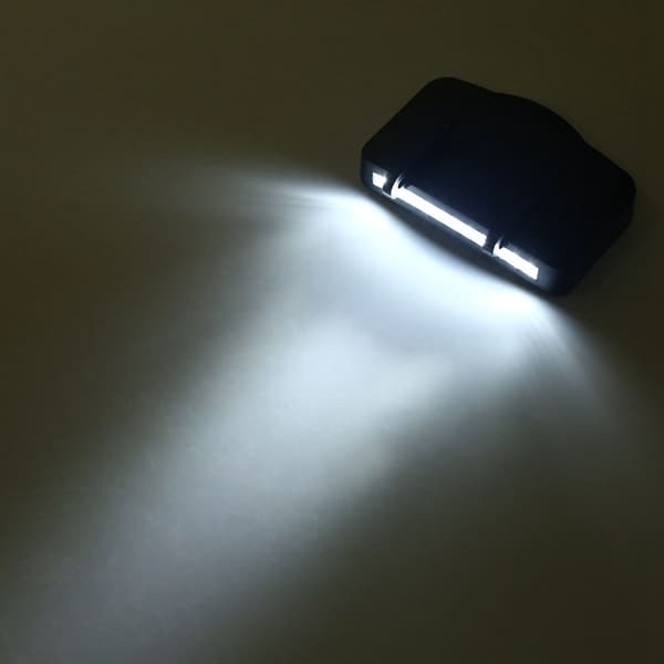 11 LED Hodelykt med Klips - Perfekt for Fiske og Camping
