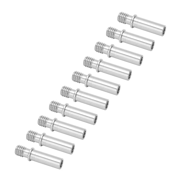 10 stk M6 Hotend-rør - Direkte tilkobling, slitesterke rustfrie stål 3D-skriver Hot End-rør for i3 Mega