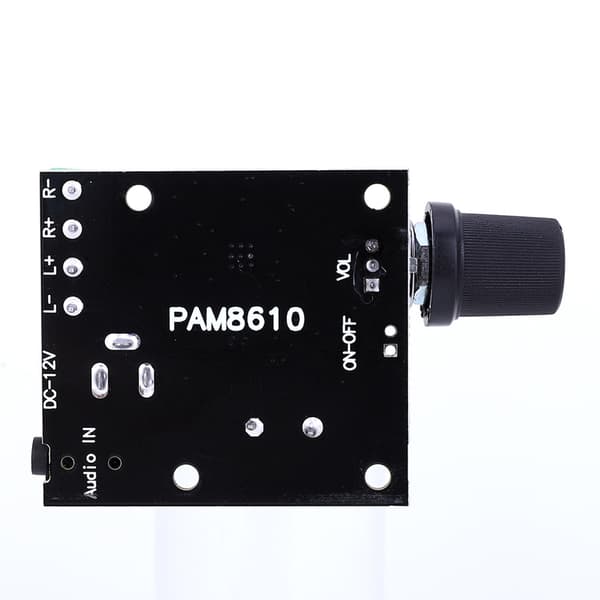 2-kanals digital forstærkermodul højeffekt potentiometer PAM8610 12V