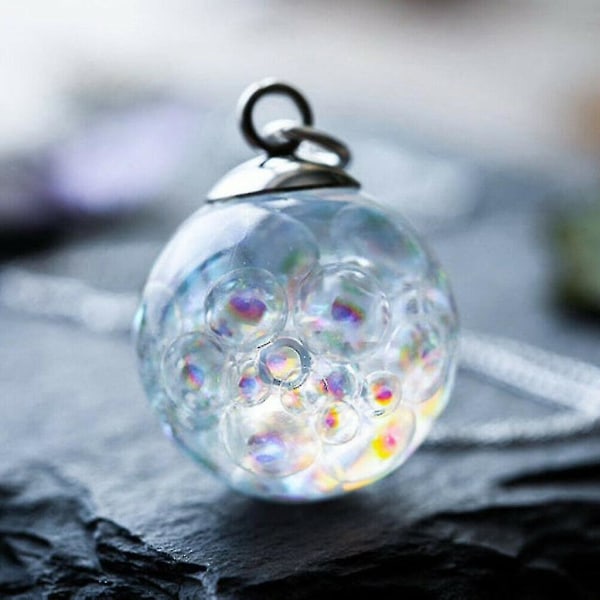 Färgglada Bubble Halsband Rainbow Ball Halsband Alla hjärtans dag present