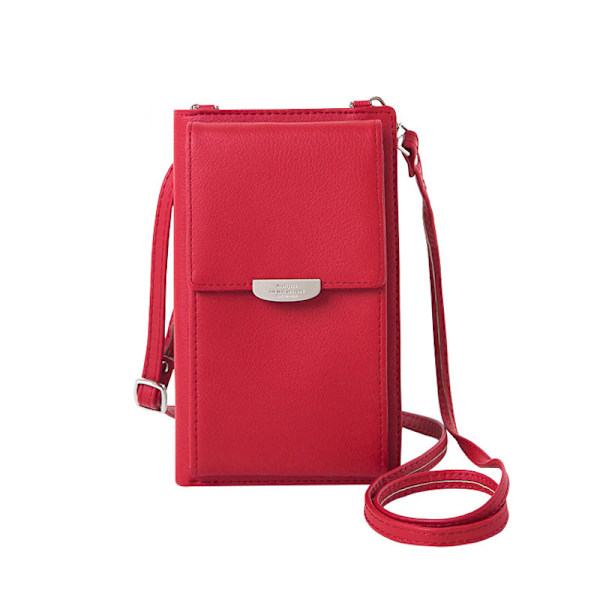 Naisten lompakko Crossbody Laukku Nahkainen Kolikkokukkaro Mini Matkapuhelinlaukku Korttikotelo Olkalaukku